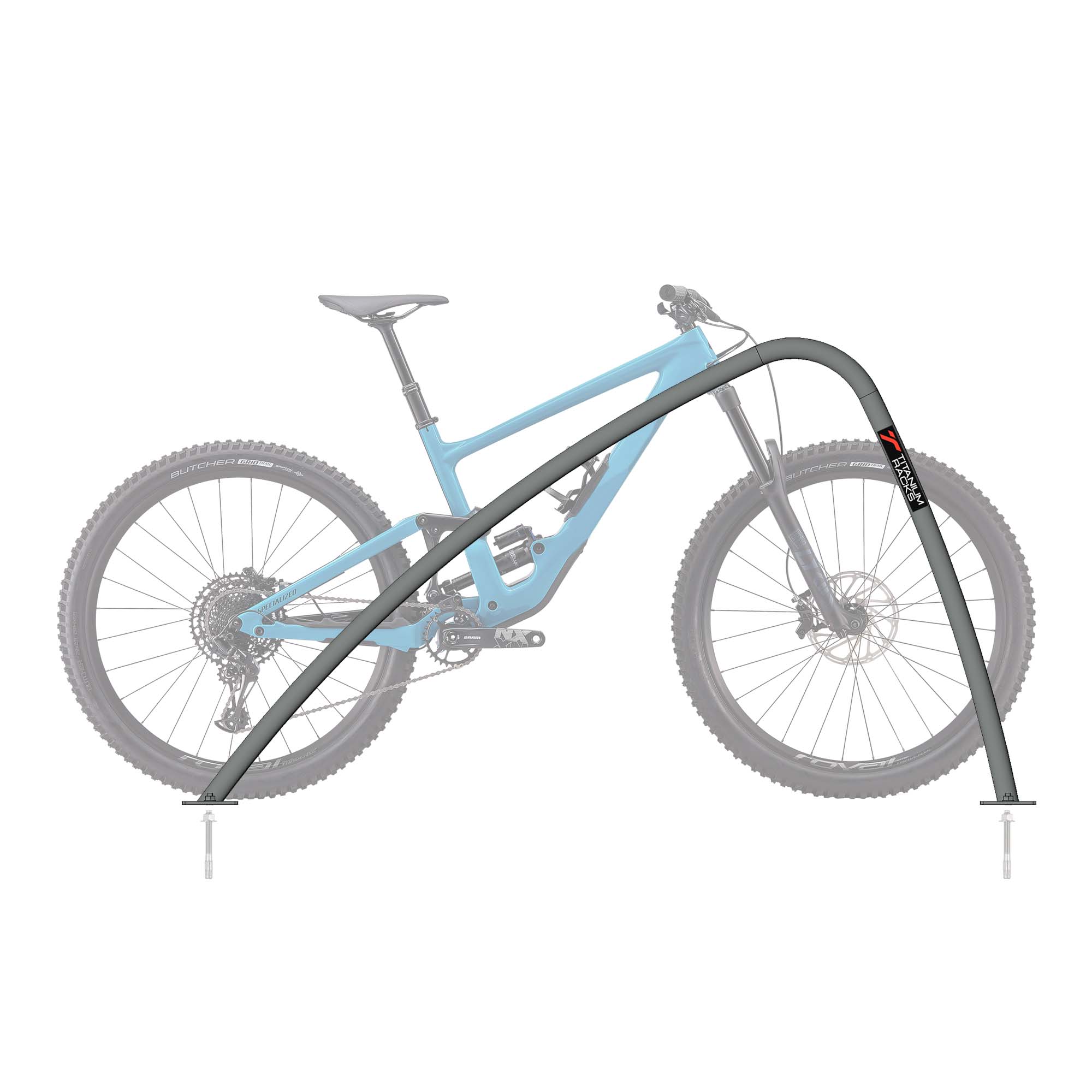 Rack para bicicleta riel | Titanium Racks | ¡Cotiza Aquí!